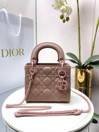 Mini Lady D*0r Bag 6.5 x 6 x 3 inches