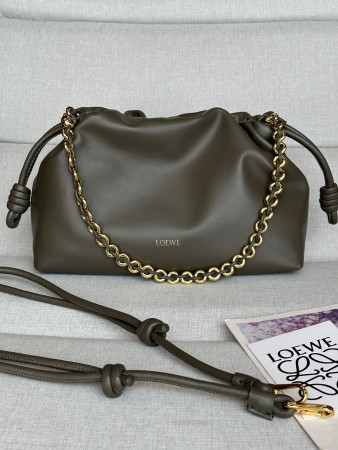 L0ew* Flamenco purse 30X 10.5X 20CM