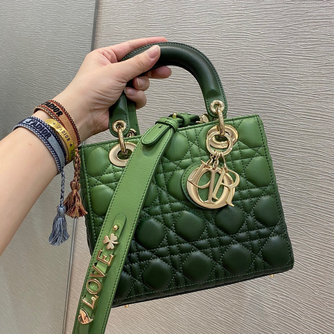 Small Lady D*0r Bag 8 x 6.5 x 3 inches