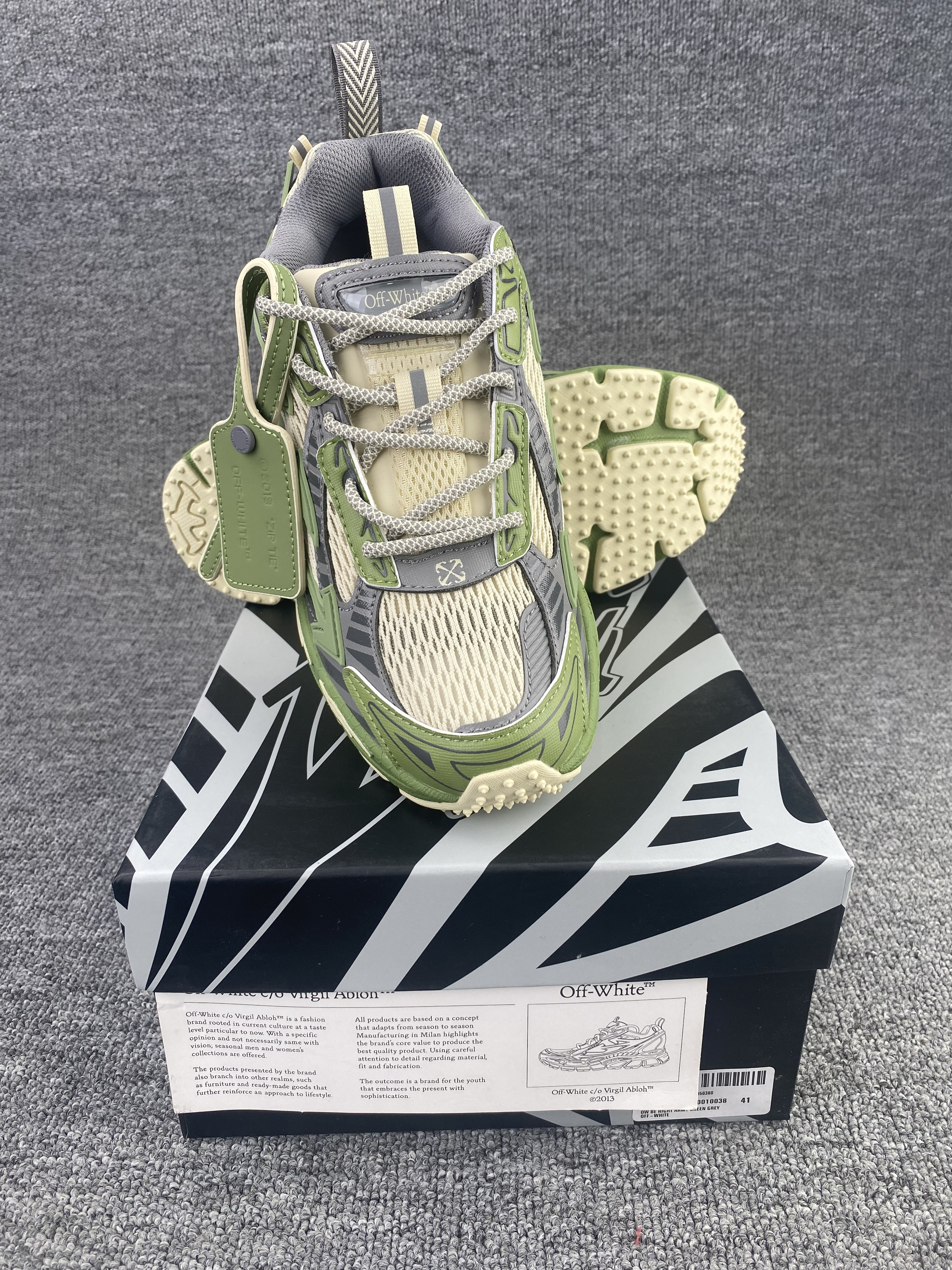 UA Off-White "BE RIGHT BACK"