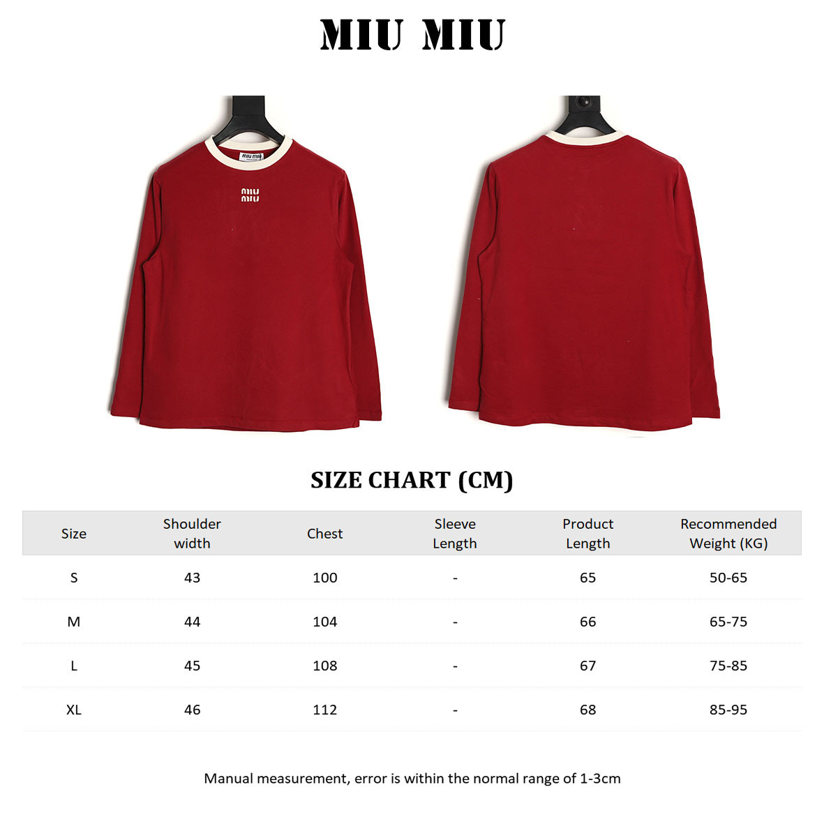 M1v M1v 26ss long-sleeved t-shirt