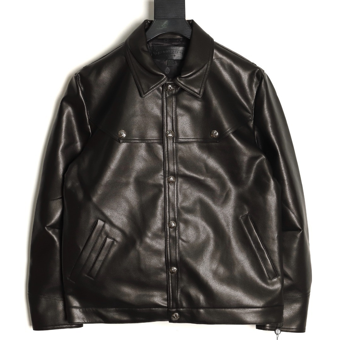 Ch**me He**ts Leather Jacket