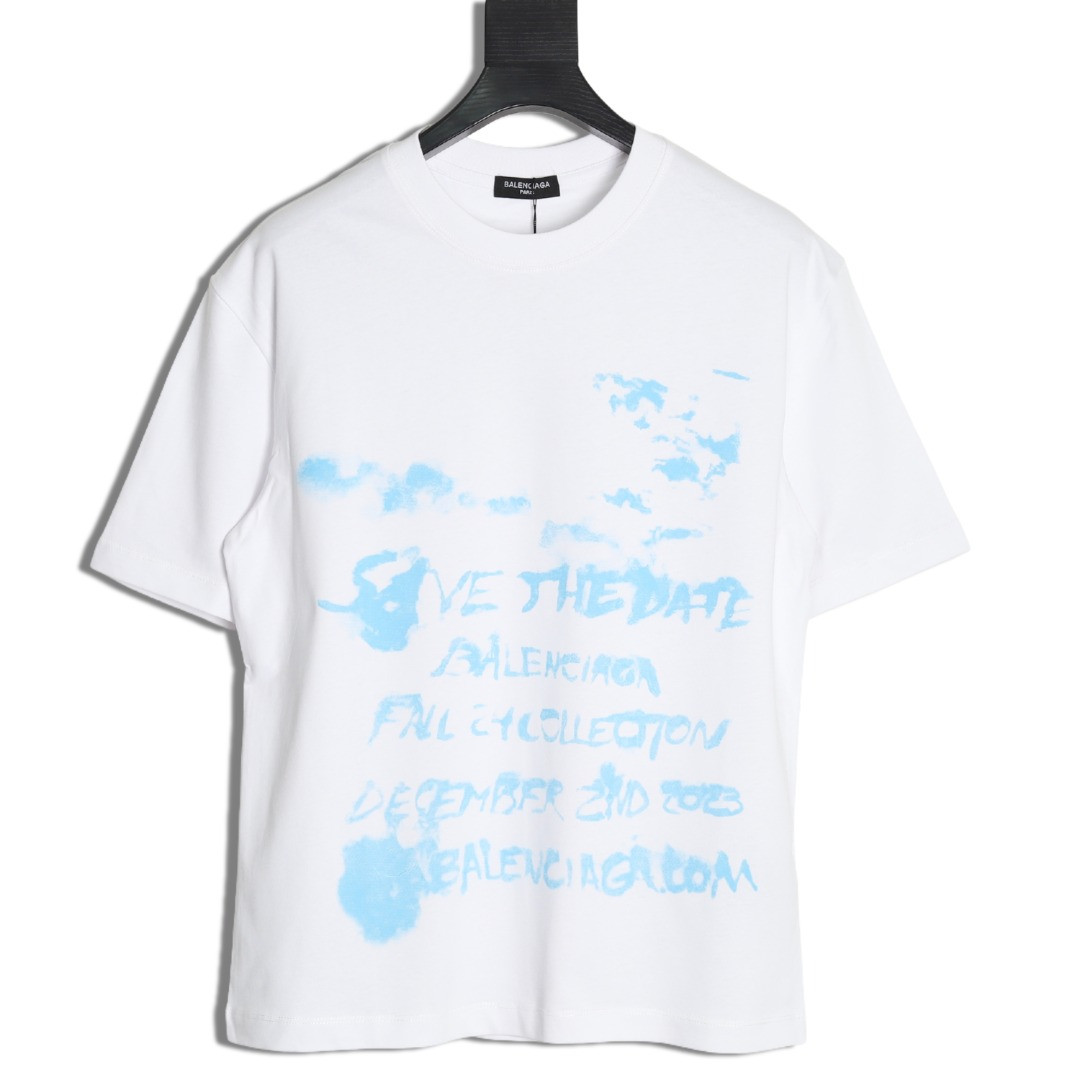 Ba*len*cia*ga Short-sleeved T-shirt