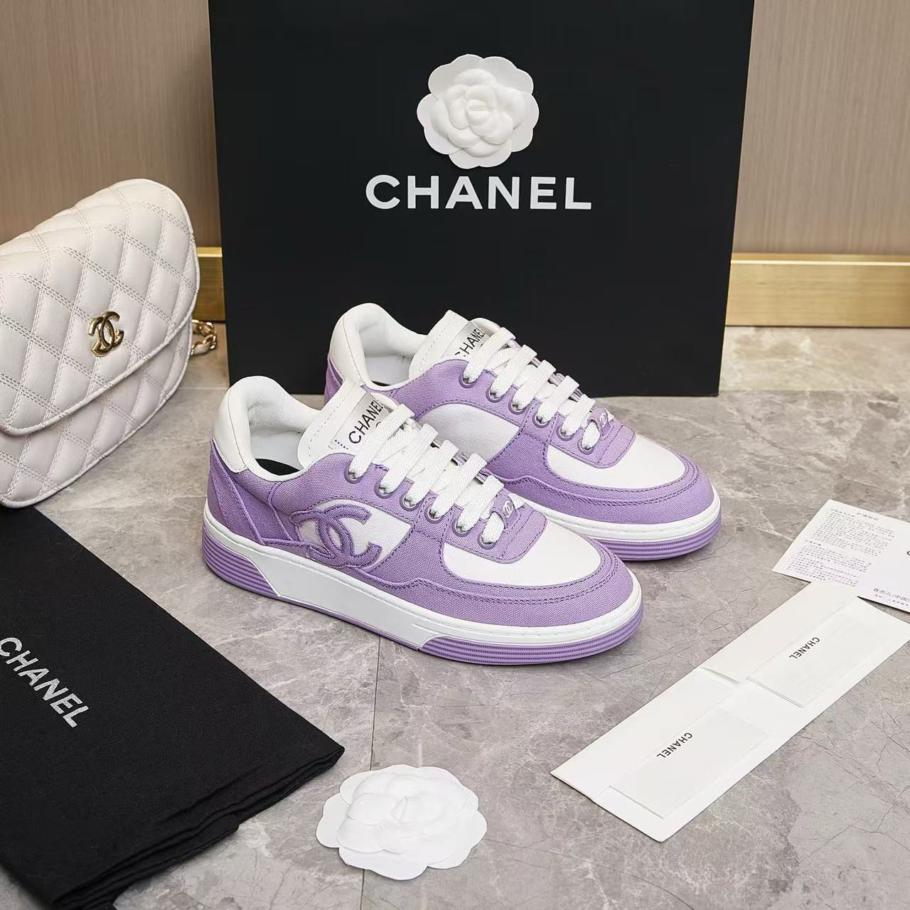 UA Ch*el COCO Sneaker Canvas