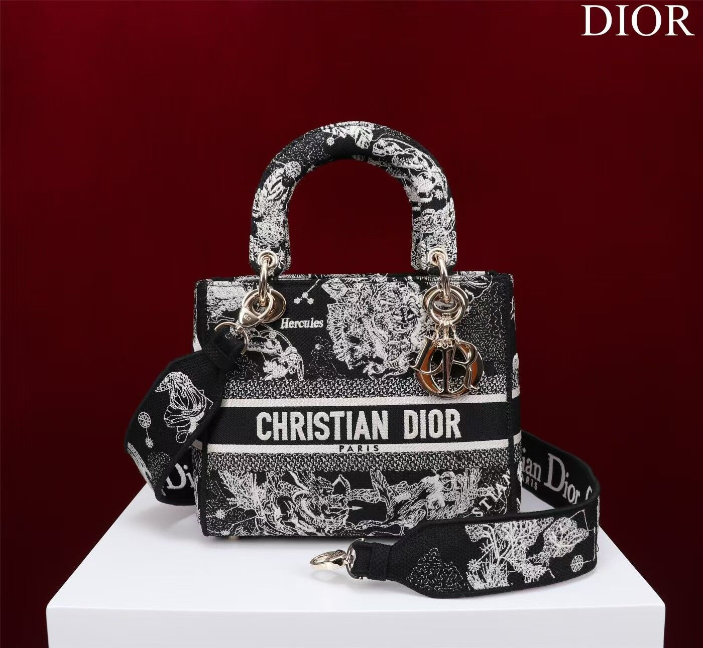 MEDIUM D*0r LADY D-LITE BAG  24 x 20 x 11 cm