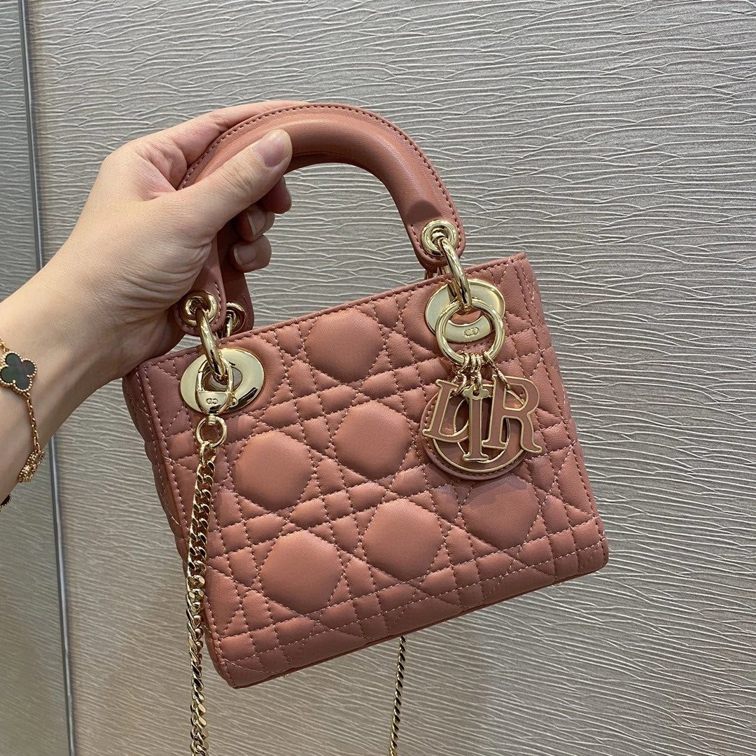 MINI LADY D*0r D*0rAMOUR BAG 6.5 x 6 x 3 inches