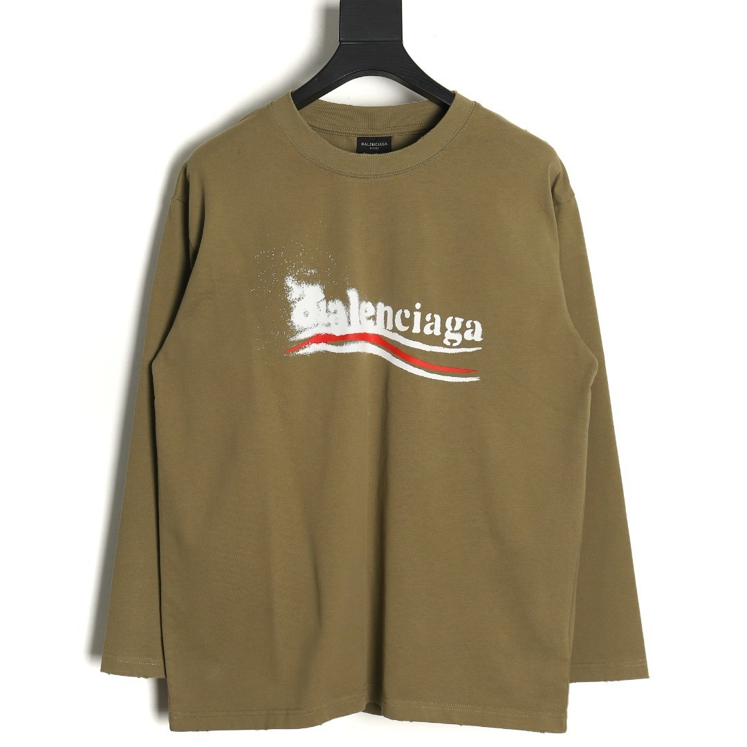 Ba*len*cia*ga 24Fw Long-sleeved T-shirt
