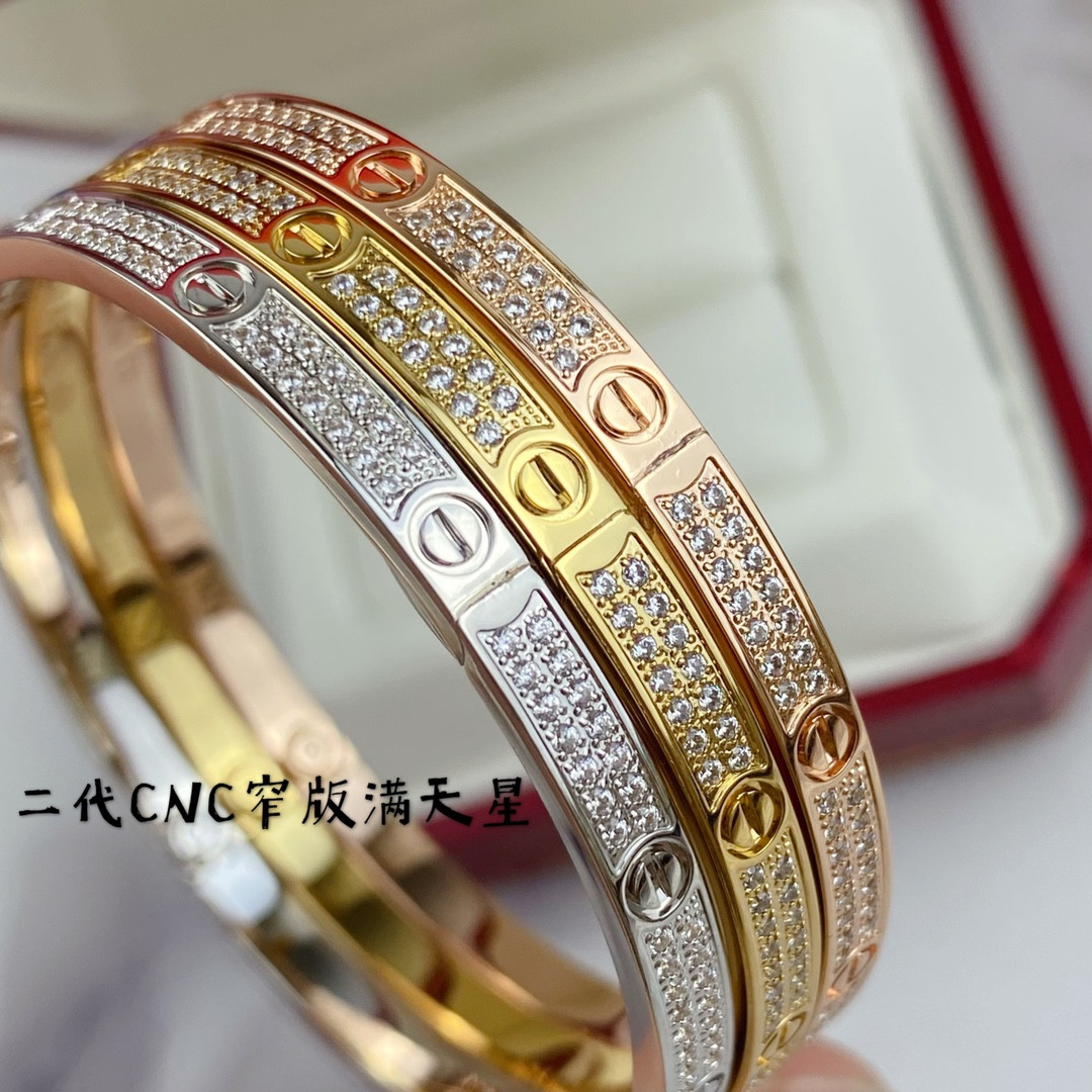 Ca*t*er Narrow Gypsophila Diamond Bracelet(No returns or exchanges accepted)