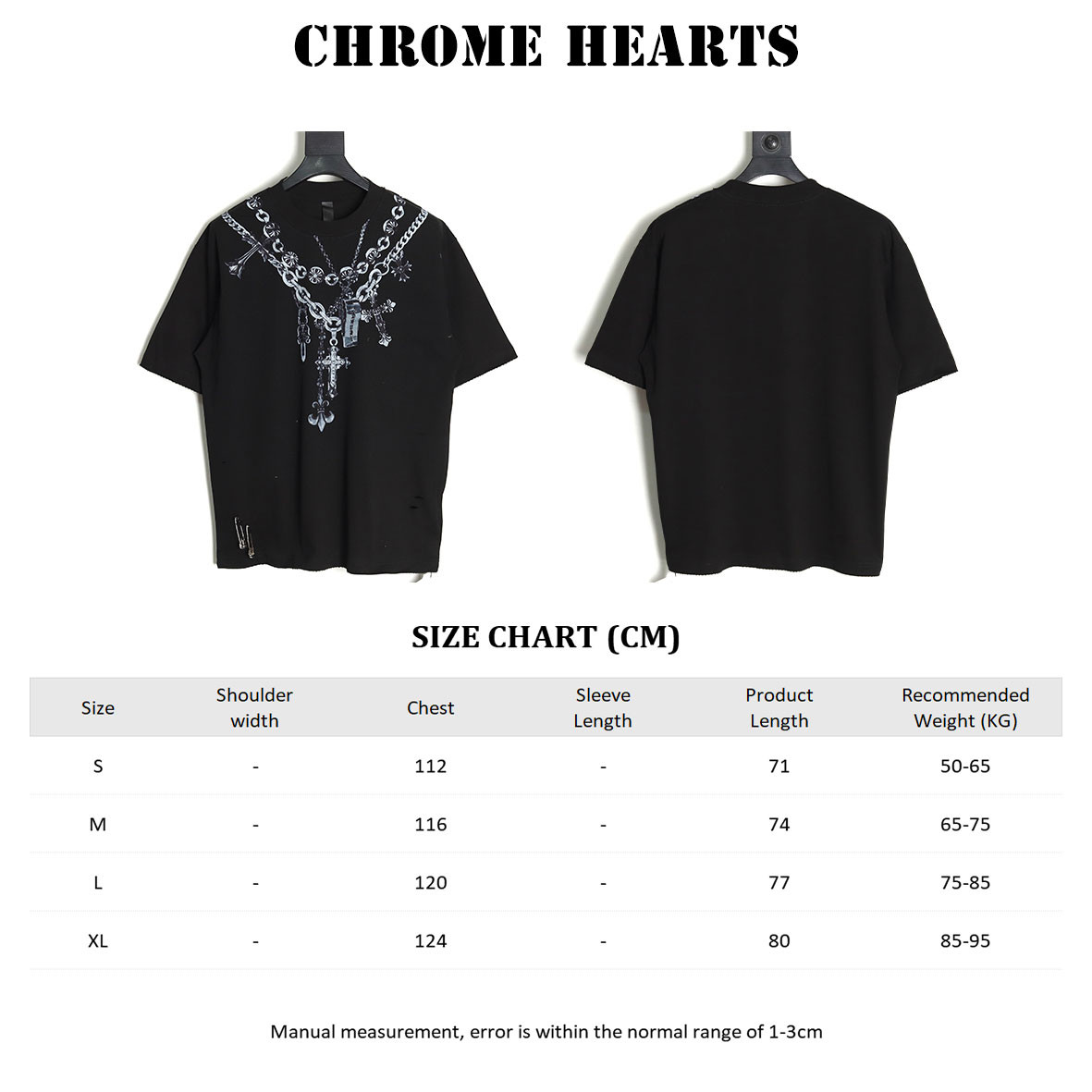 Ch**me He**ts 25ss Short-sleeved T-shirt