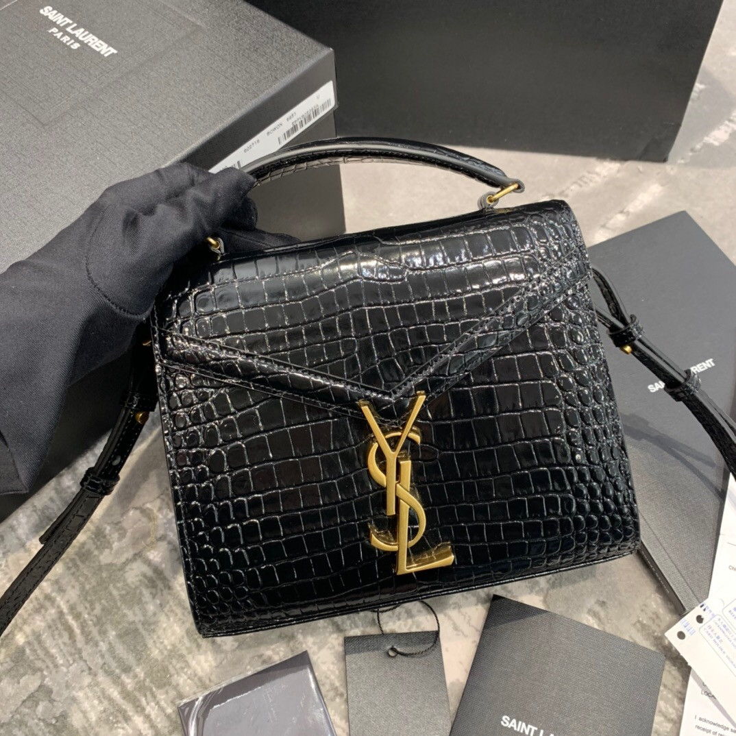 Small Y*L Cassandra Monogra Clasp Bag