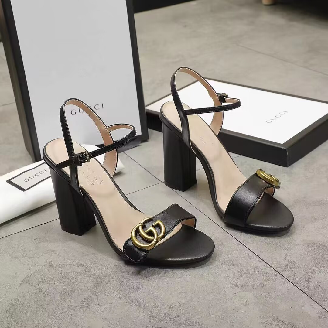 UA G*u*i HORSEBIT HEELED SANDAL