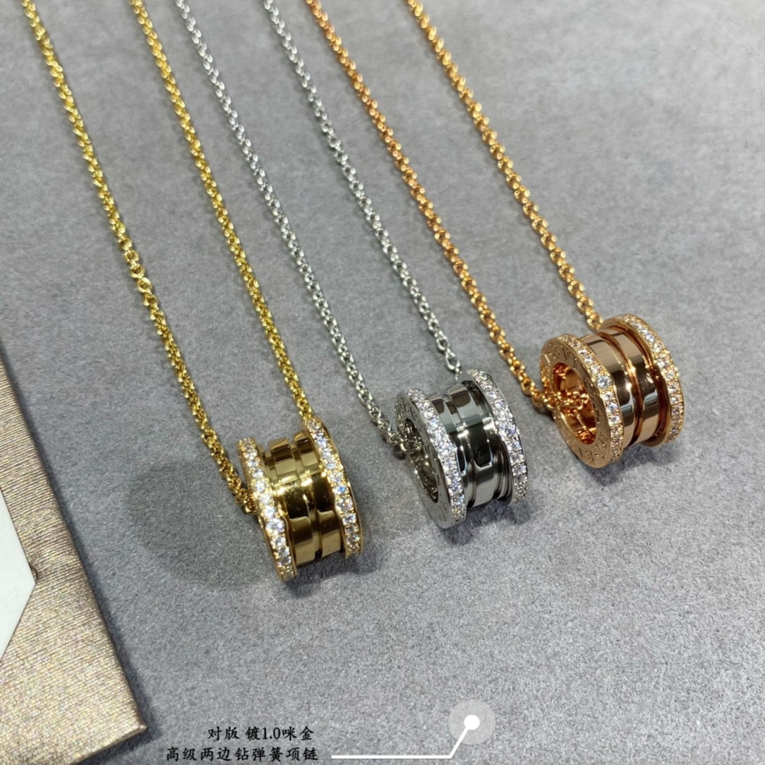 B*l*ai Spring both sides drill Necklace