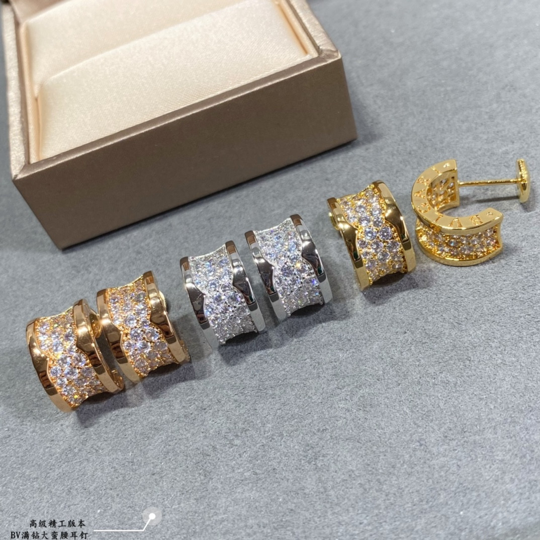 B*l*ai Full of diamond waist Earrings