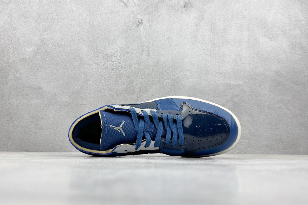Jordan 1 Low SE CraftObsidian French Blue Ashen Slate White