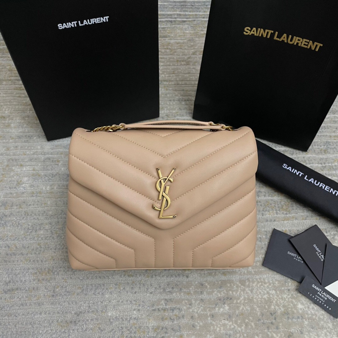 Y*L LOULOU SMALL IN QUILTED LEATHER 23x17x9cm