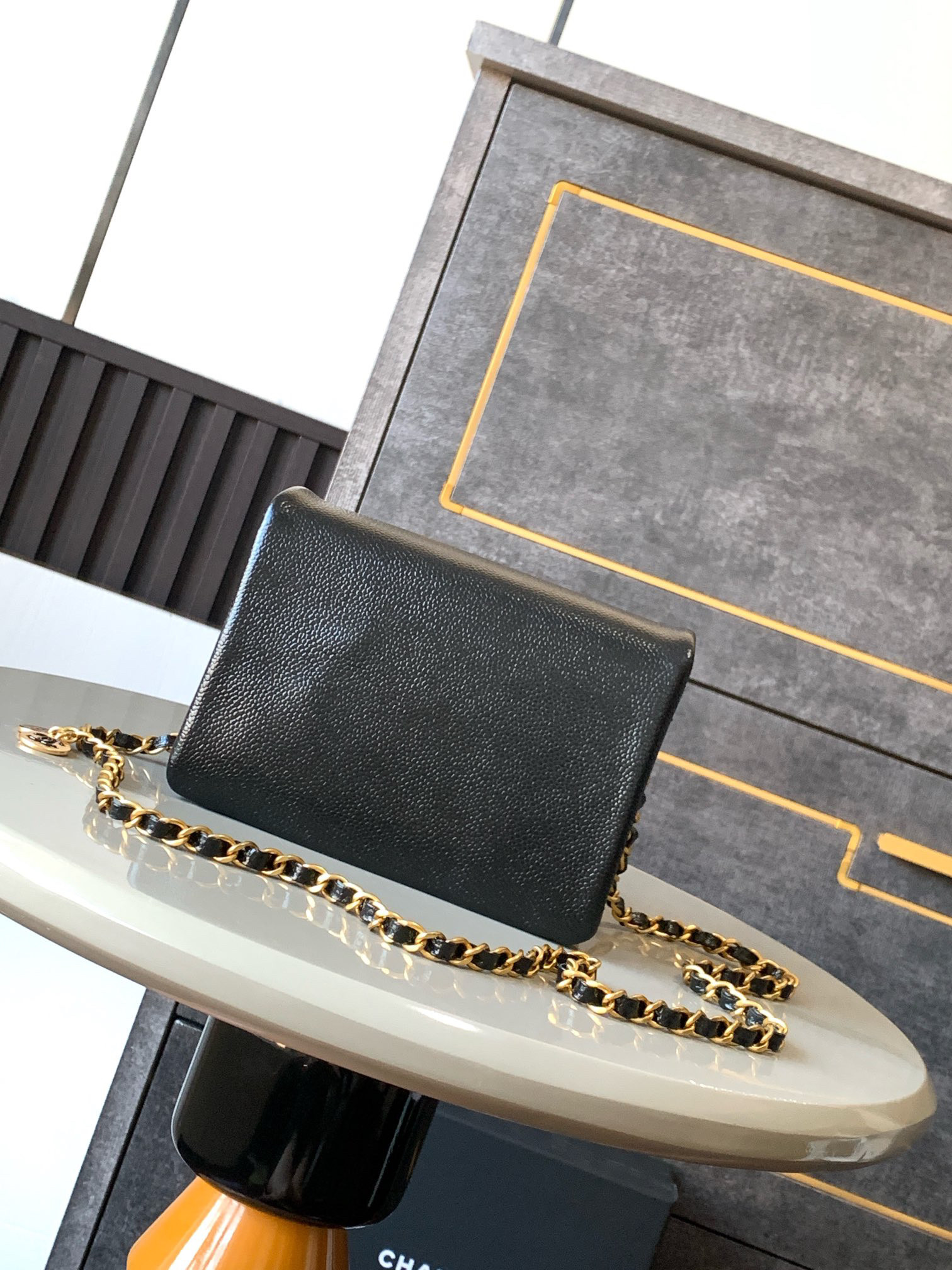 Ch*el MINI FLAP BAG 13 × 17.5 × 6 cm