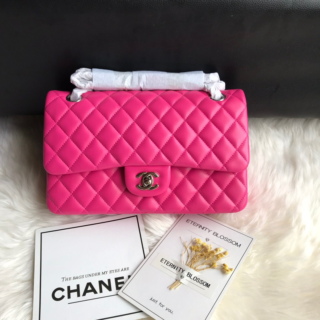 Ch*el CLASSIC HANDBAG 15.5 × 25.5 × 6.5 cm