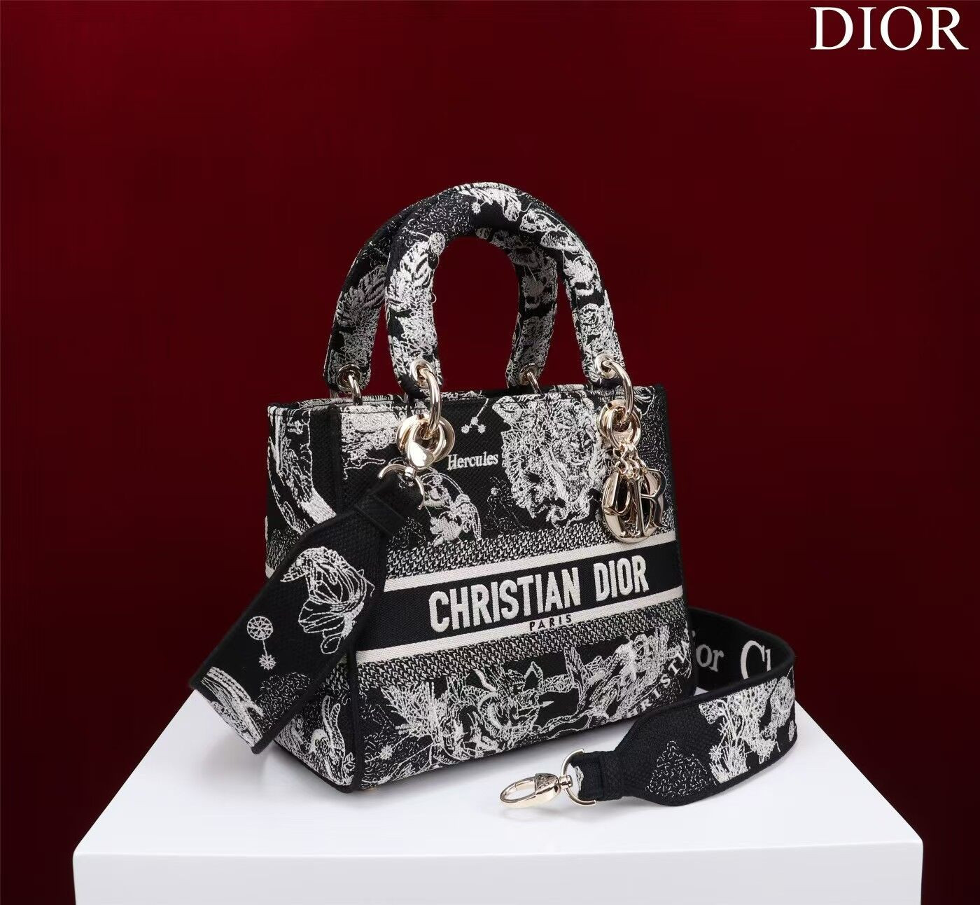 MEDIUM D*0r LADY D-LITE BAG  24 x 20 x 11 cm