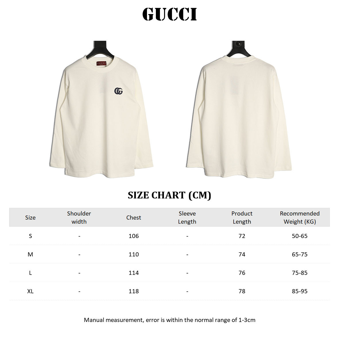 G*u*i long-sleeved t-shirt
