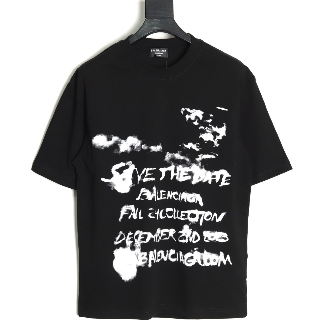 Ba*len*cia*ga Short-sleeved T-shirt