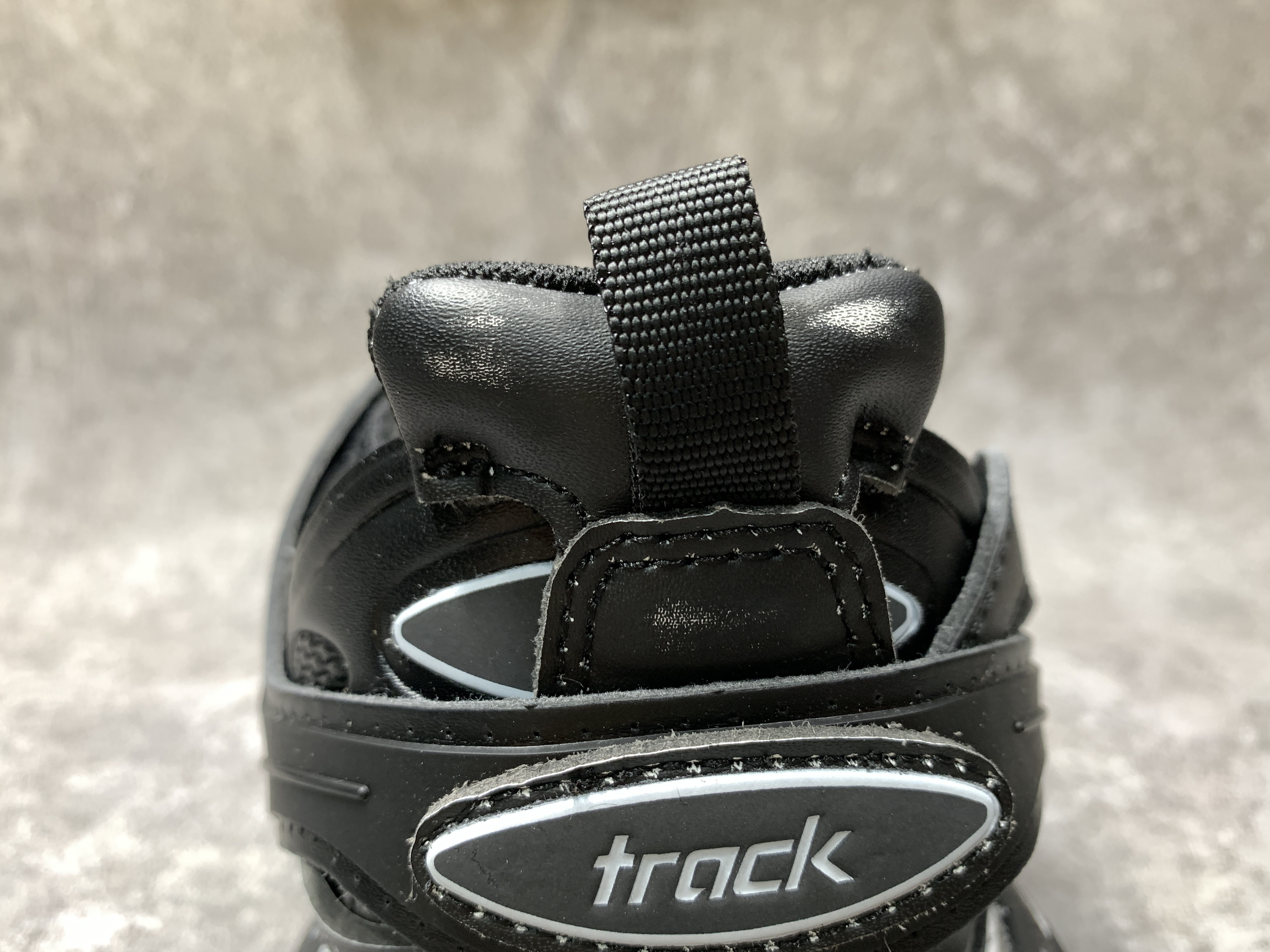 Balenciga Black Faded Track Sneakers