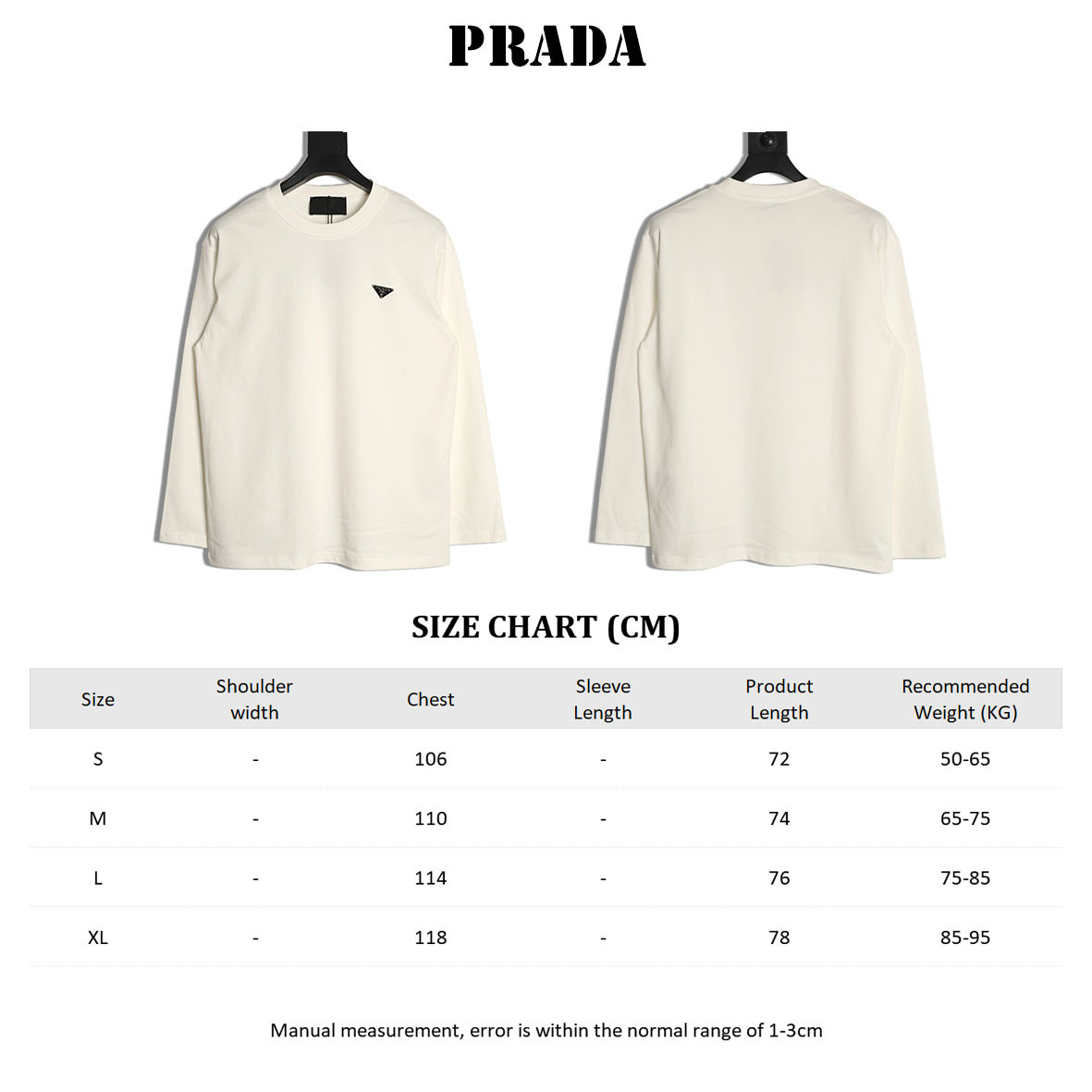 Pra*a long-sleeved t-shirt