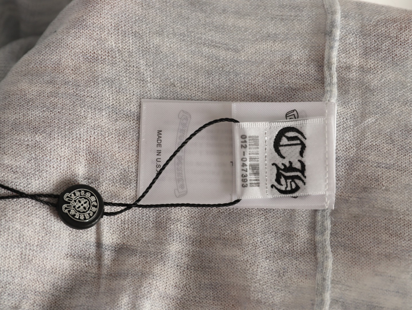 Ch**me He**ts ch knitting long-sleeved t-shirt