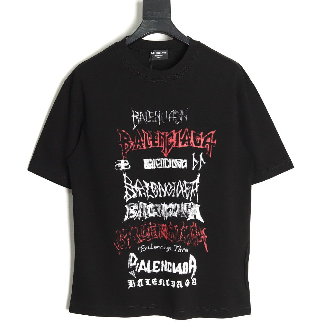 Ba*len*cia*ga Short-sleeved T-shirt