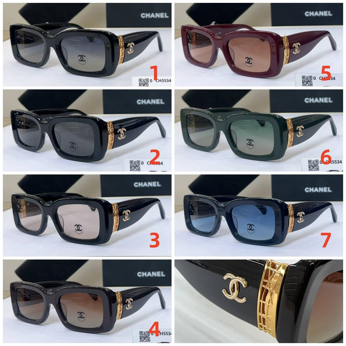 Ch*el Glasses CH5534 54-20-140
