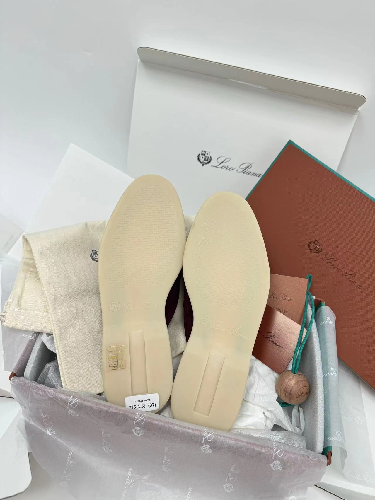 UA L**o p*ana Babouche Charms Walk Moccasin Slipper Moccasin (Customized, No return No exchange)
