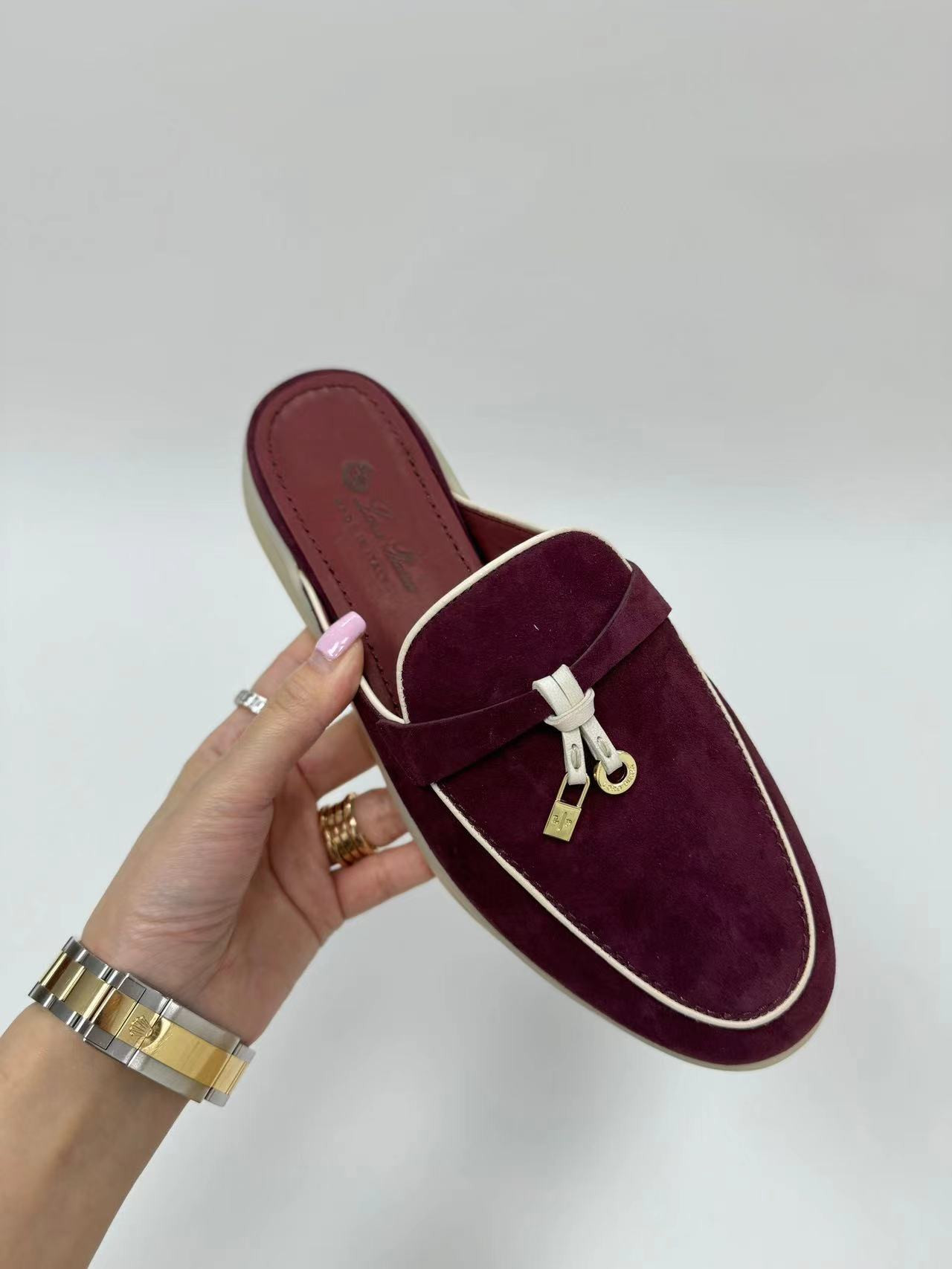 UA L**o p*ana Babouche Charms Walk Moccasin Slipper Moccasin (Customized, No return No exchange)