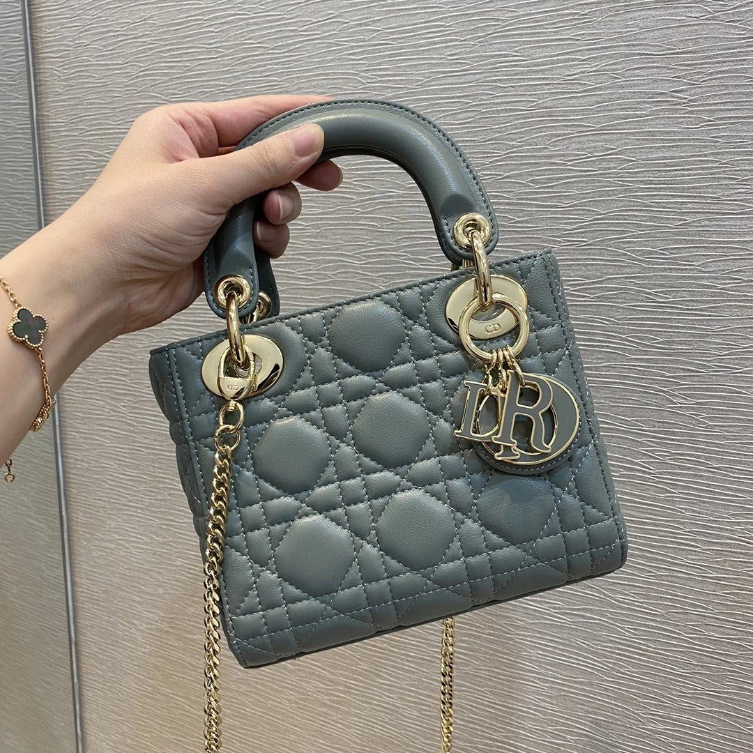 MINI LADY D*0r D*0rAMOUR BAG 6.5 x 6 x 3 inches