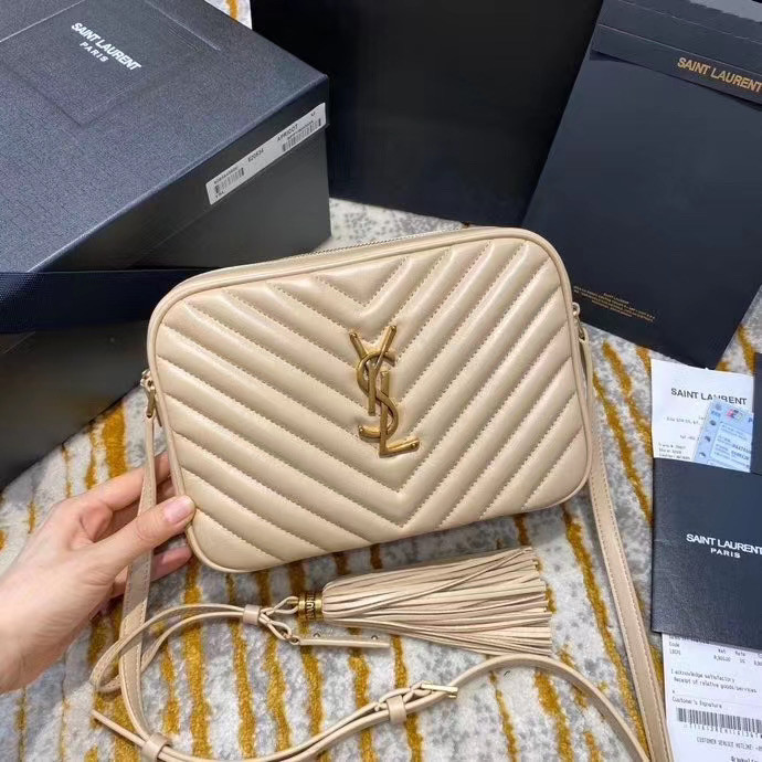 Y*L LOU Camera bag in quilted leather