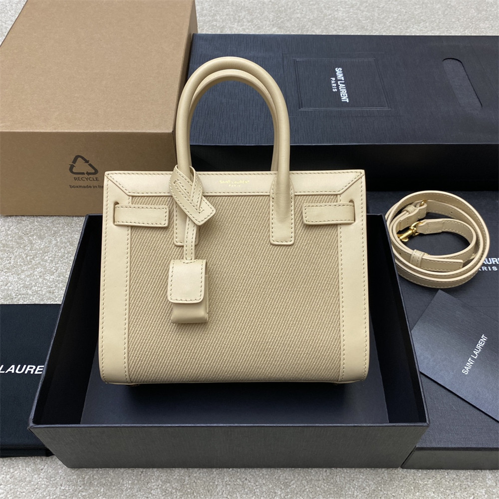 Y*L SAC DE JOUR NANO IN CANVAS HANDBAG