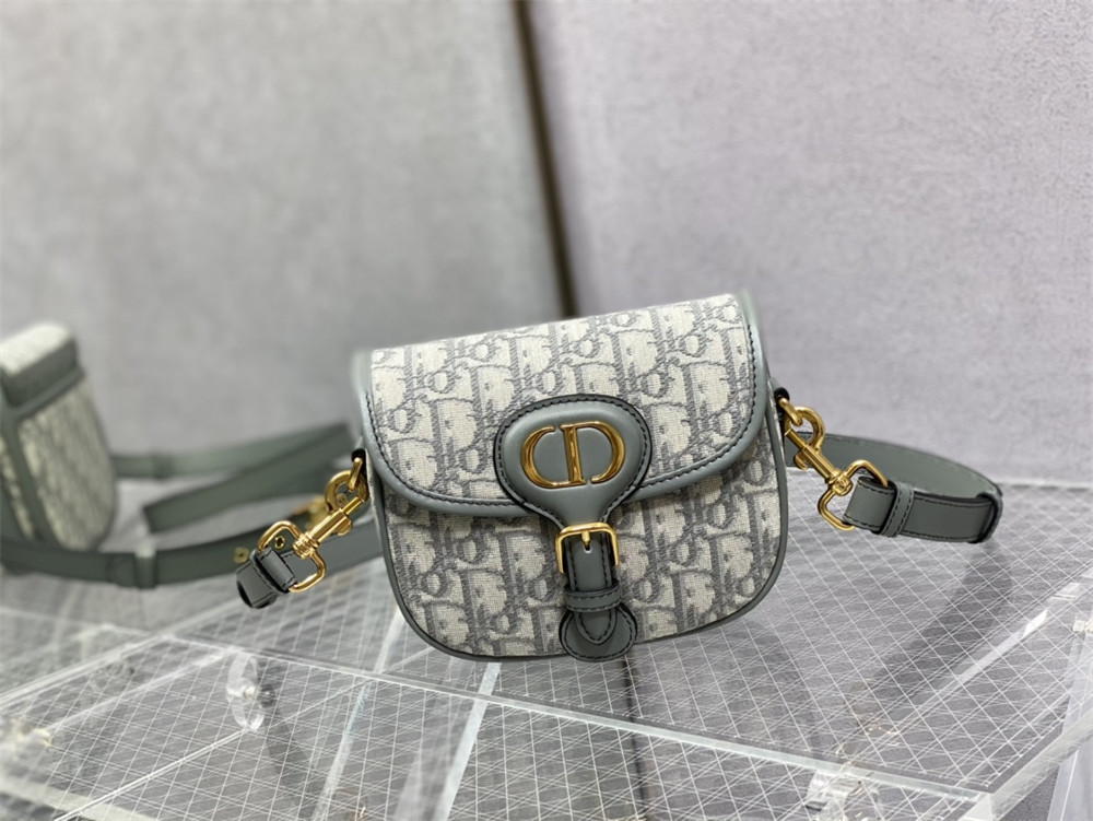 MEDIUM D*0r BOBBY BAG White D*0r Oblique Jacquard