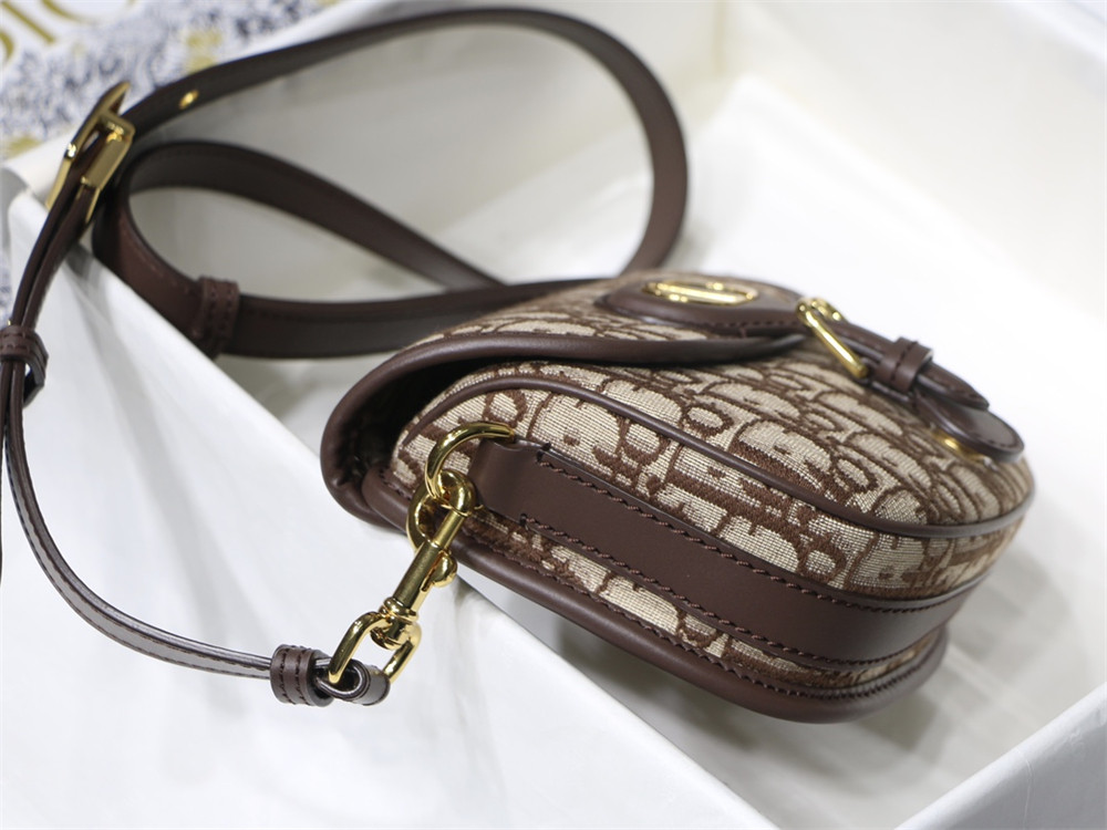 MEDIUM D*0r BOBBY BAG brown D*0r Oblique Jacquard
