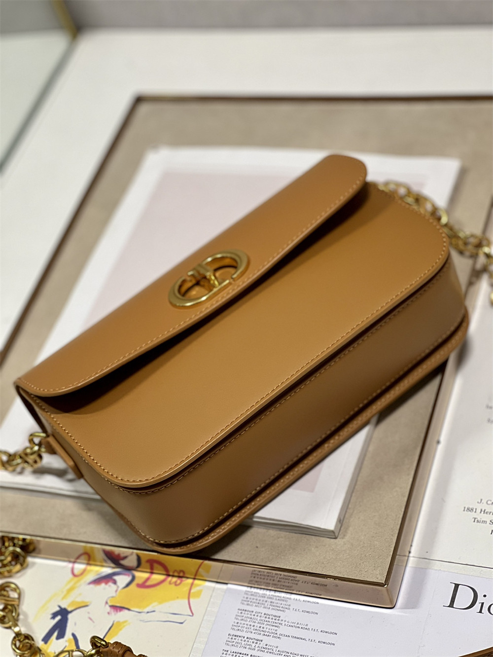 D*0r 30 Montaigne Avenue Caramel 22.5 x 12.5 x 6.5 cm