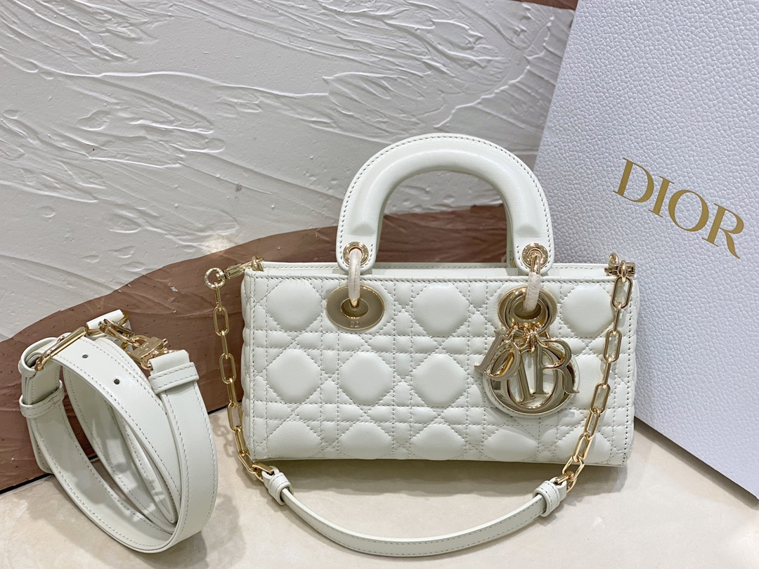 D*0r SMALL LADY D-JOY BAG Latte