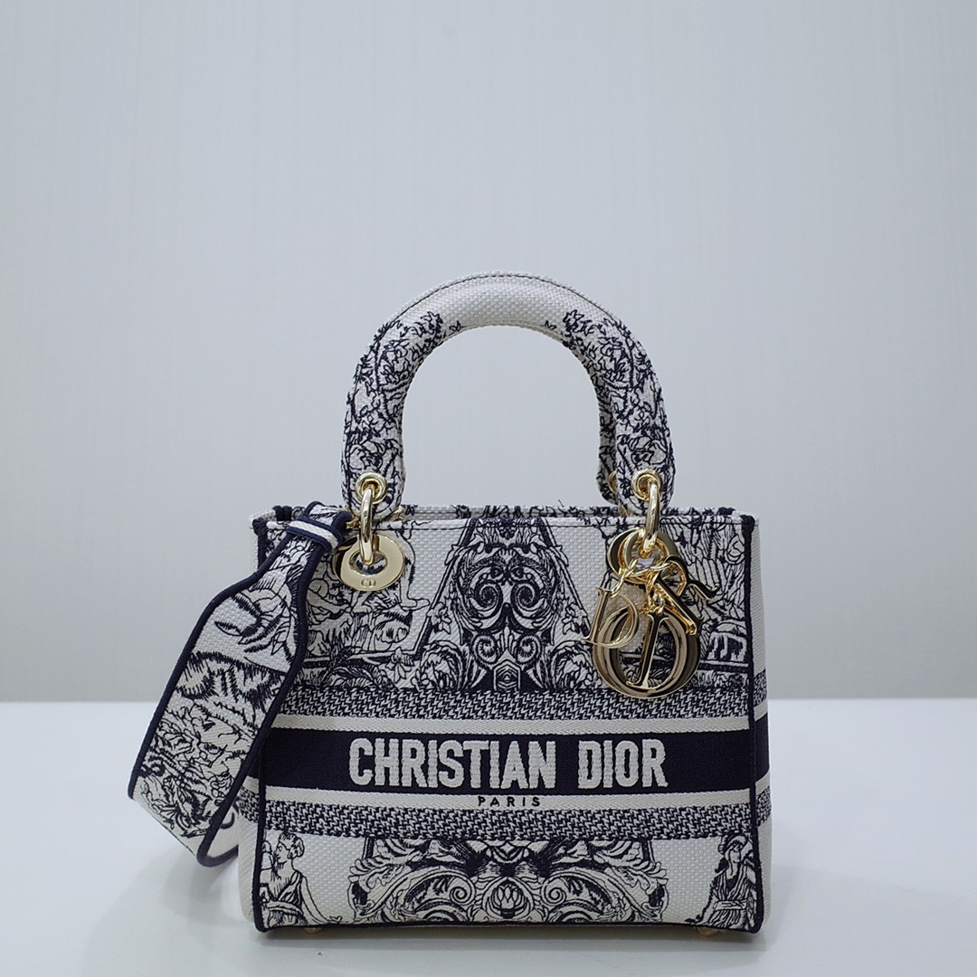 MEDIUM D*0r LADY D-LITE BAG  24 x 20 x 11 cm
