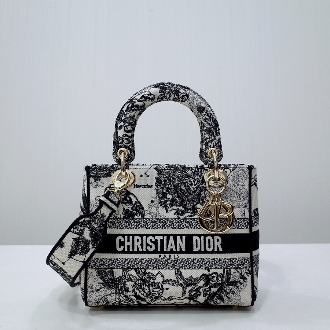 MEDIUM D*0r LADY D-LITE BAG  24 x 20 x 11 cm