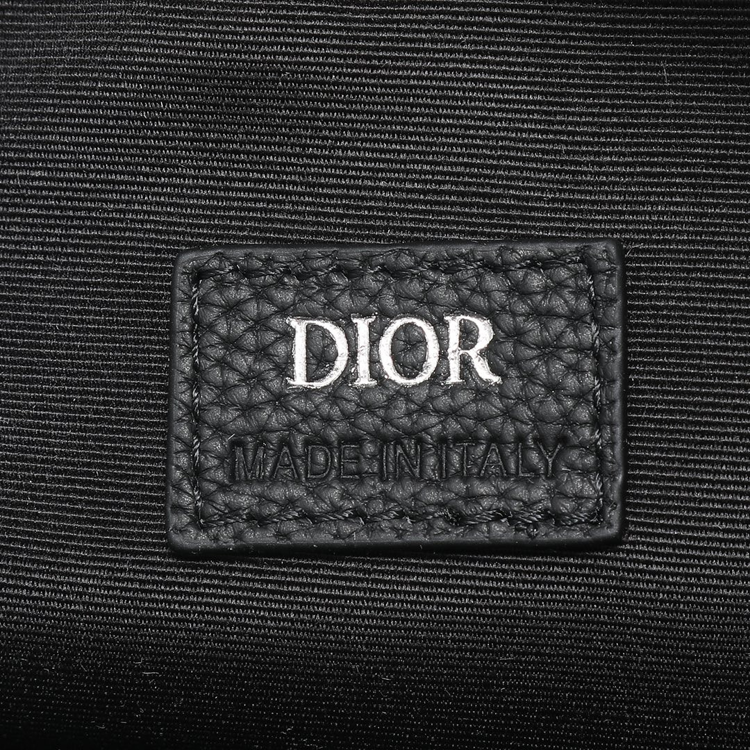 D*0r Safari Bag with Strap Black D*0r Oblique Jacquard 8.5 x 6 x 2.5 inches