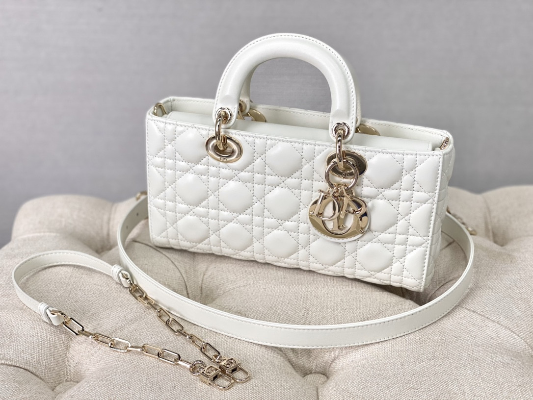 D*0r Lady D-Joy bag medium White 26 x 13.5 x 5 cm