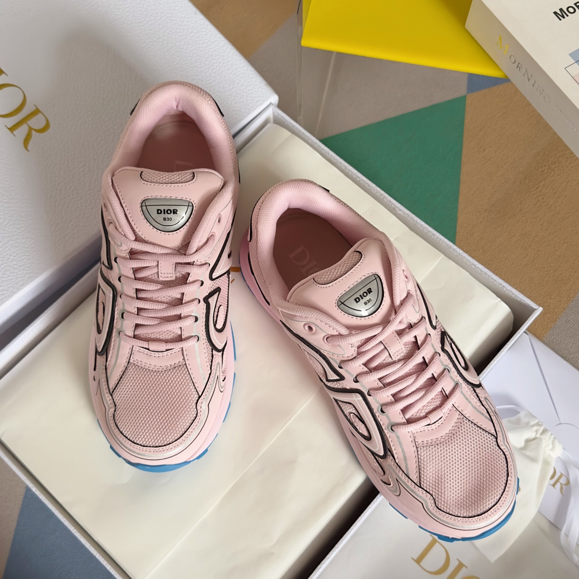 UA D*0r B30 Sneaker Pale Pink Mesh and Technical Fabric