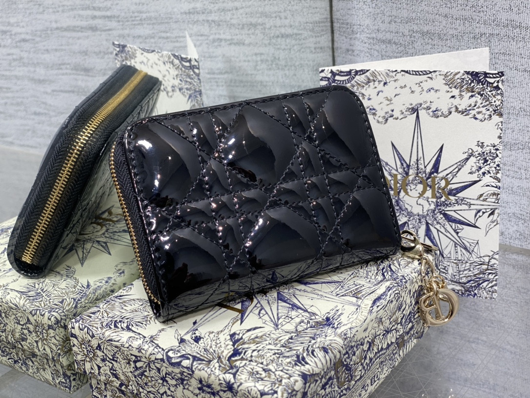 Lady D*0r Voyageur Small Coin Purse CARD HOLDER