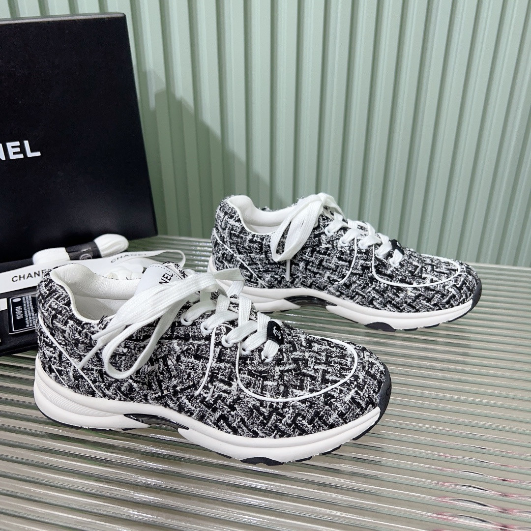 UA Ch*el SNEAKERS Tweed
