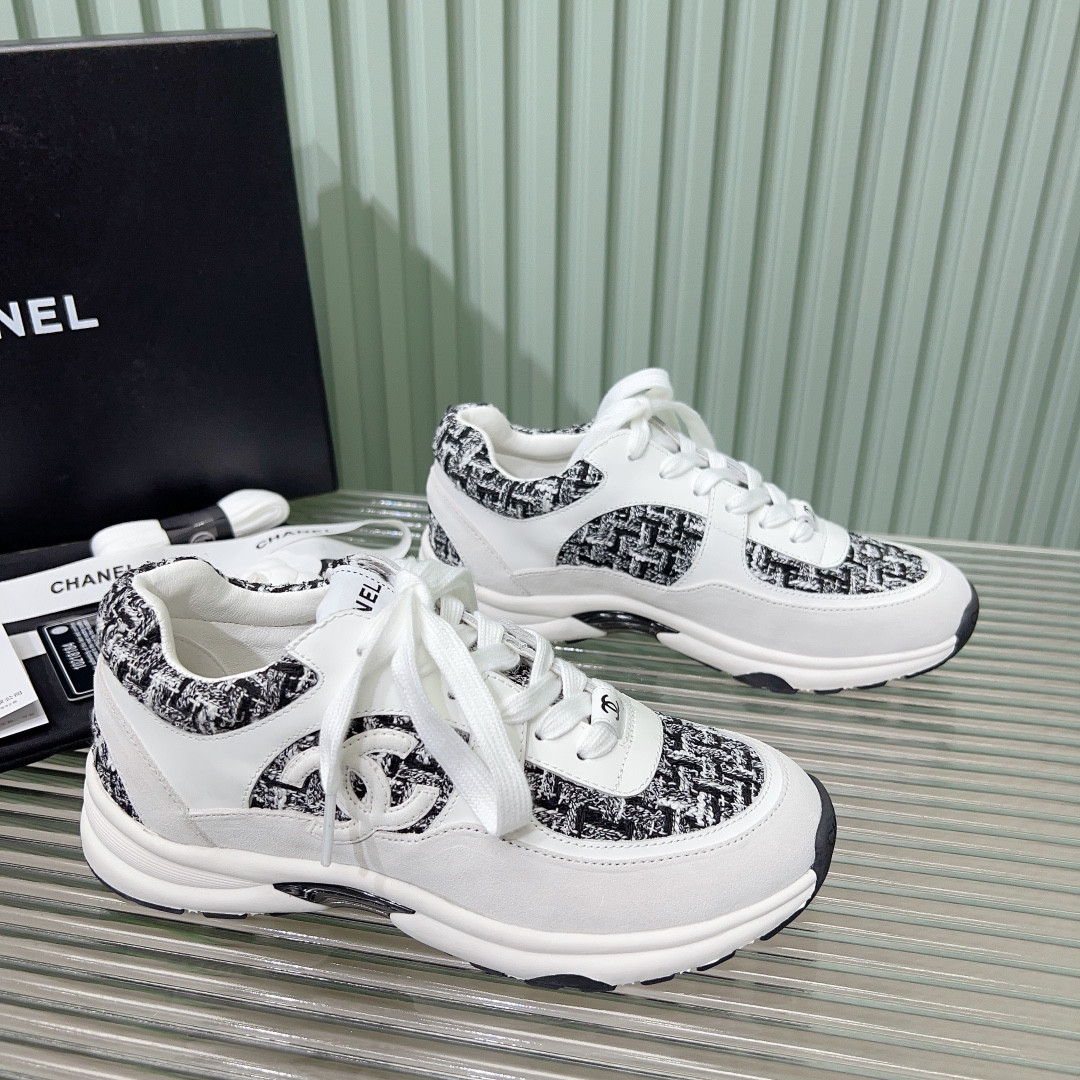UA Ch*el SNEAKERS Tweed
