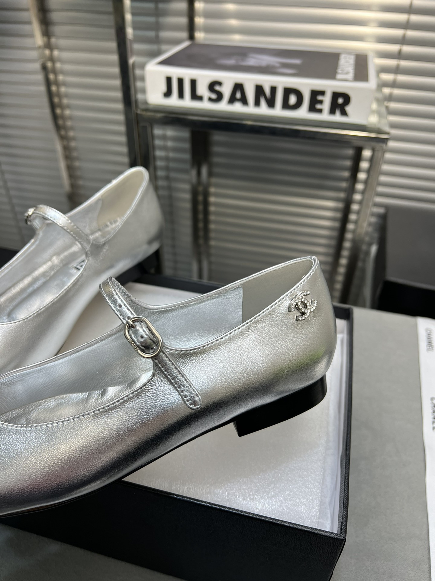 UA Ch*el MARY JANES Lambskin