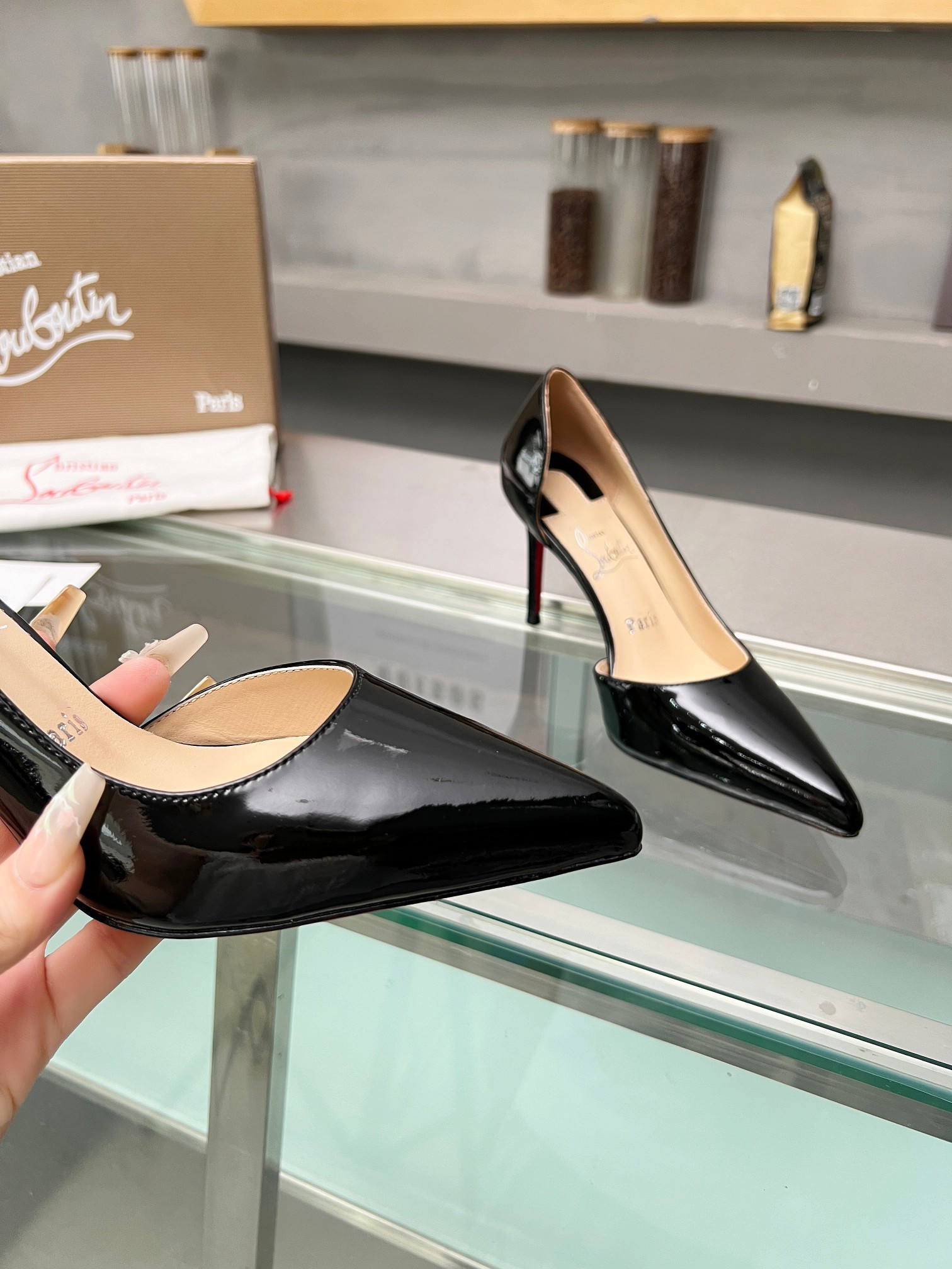 UA Ch**an Louboutin CL red-bottom shoes