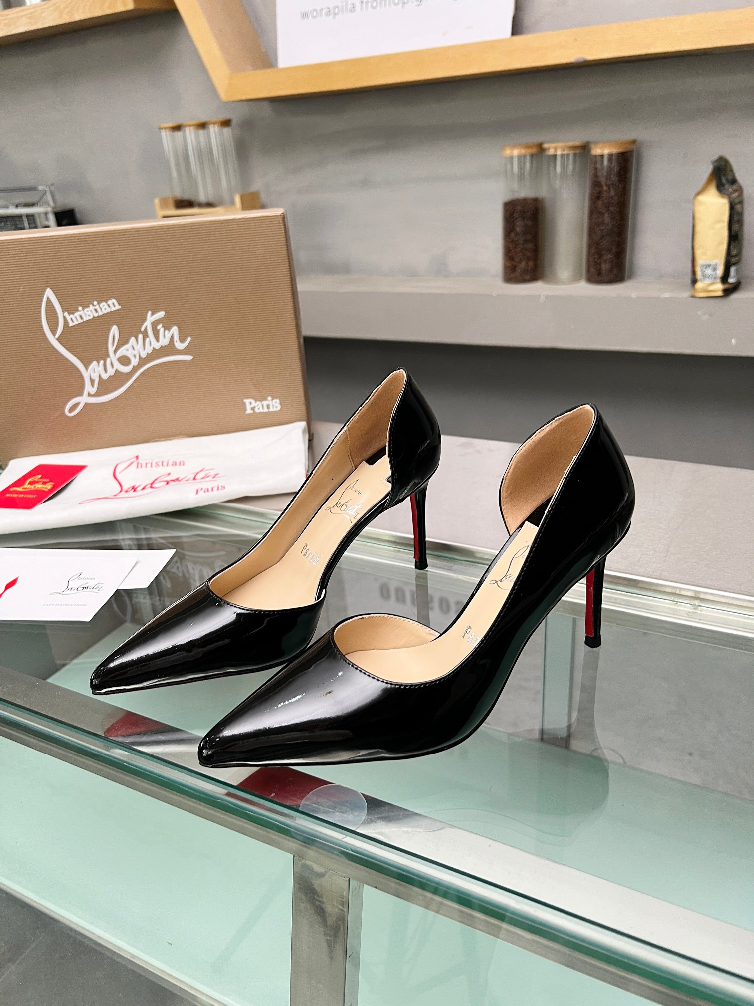 UA Ch**an Louboutin CL red-bottom shoes