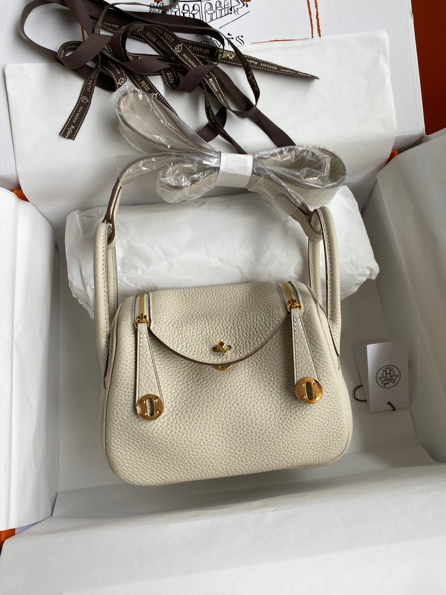 H**mes Mini lindy 19cm